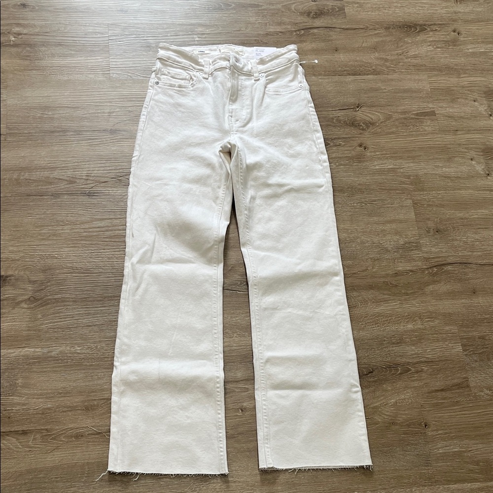 Mango Women's Off-White Straight Leg Jeans
